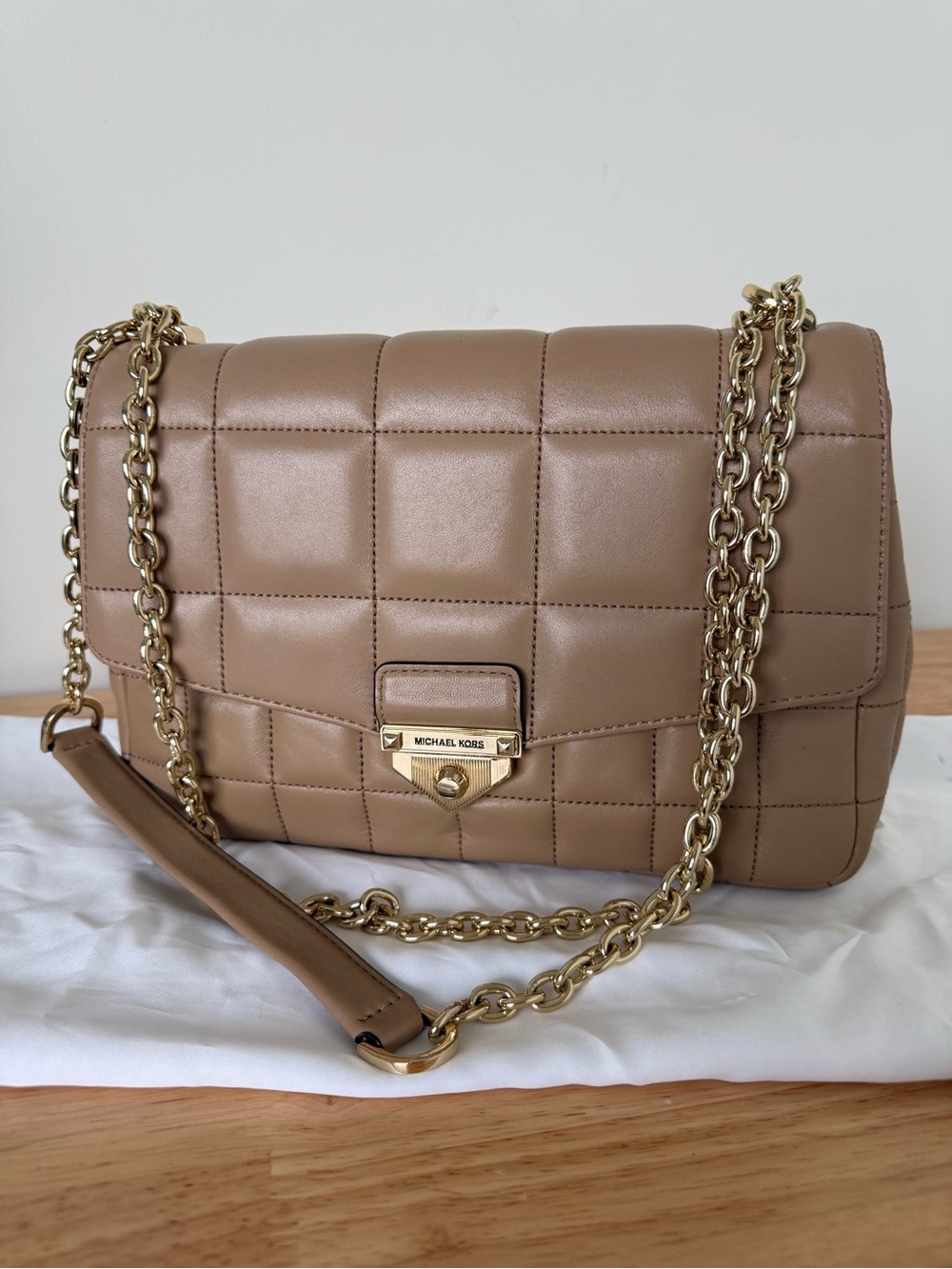 Michael Kors SoHo Extra-Large Quilted Leather Shoulder Bag
